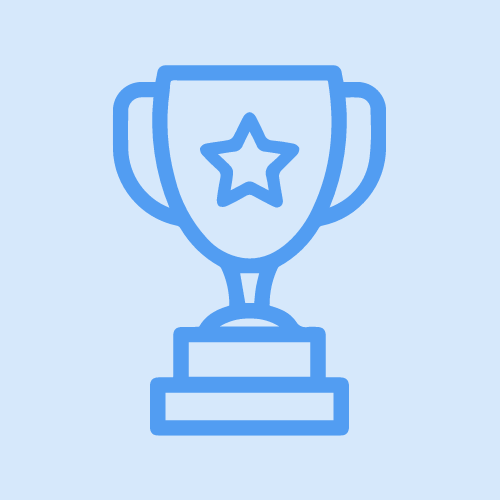 Trophy icon demonstrating popularity Trophy icon demonstrating popularity
